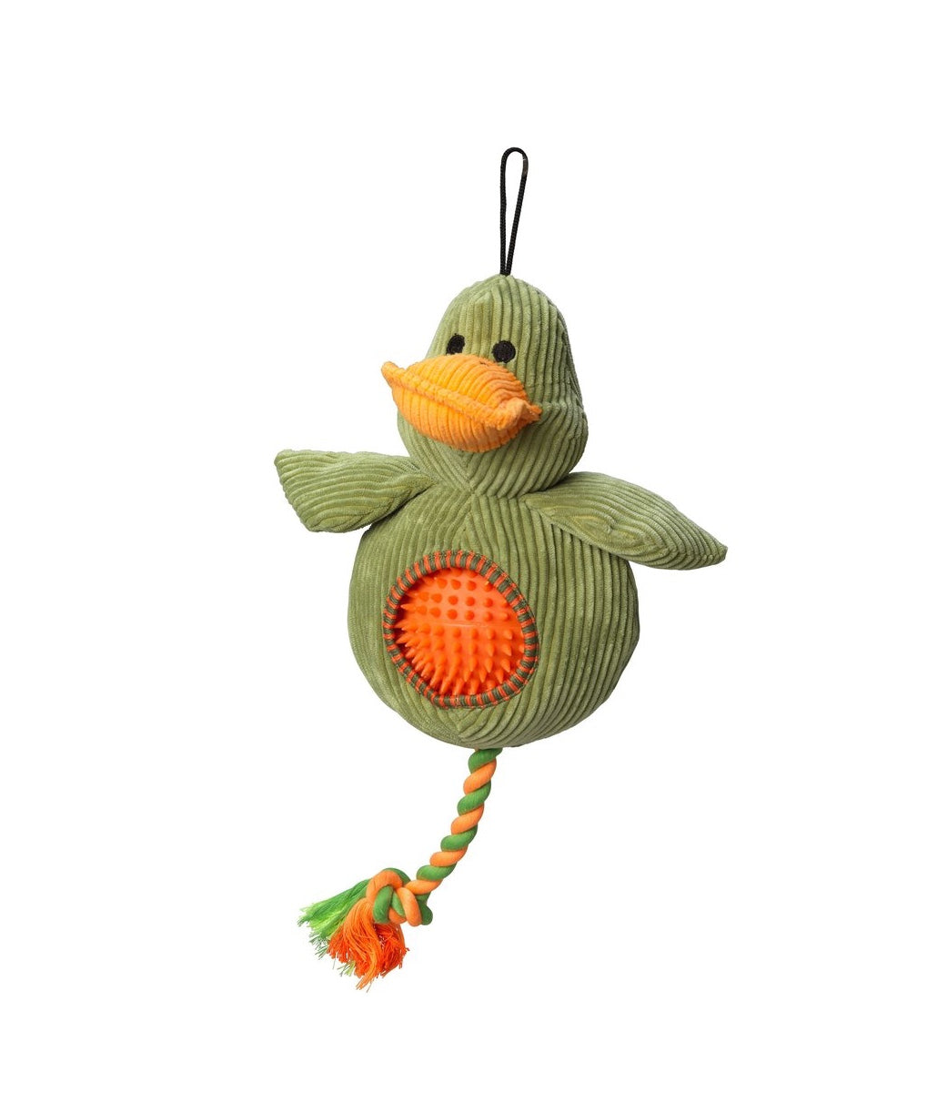 Spiky Ball Duck Dog Toy by House of Paws