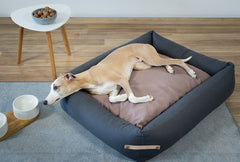 Stokke Grey & Pink Dog Bed by Labbvenn