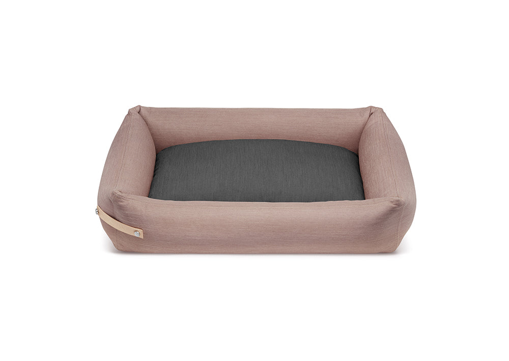 Stokke Pink & Grey Dog Bed by Labbvenn