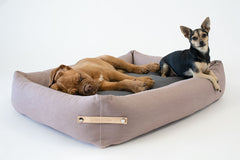 Stokke Pink & Grey Dog Bed by Labbvenn