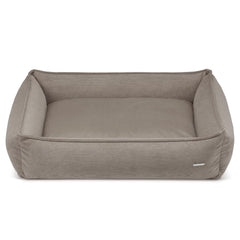 STRIPPO Mokka Corduroy Luxury Dog Bed by Labbvenn