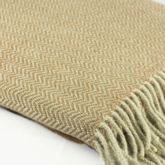 Toast & Ecru Herringbone Wool Rugleton | Twool