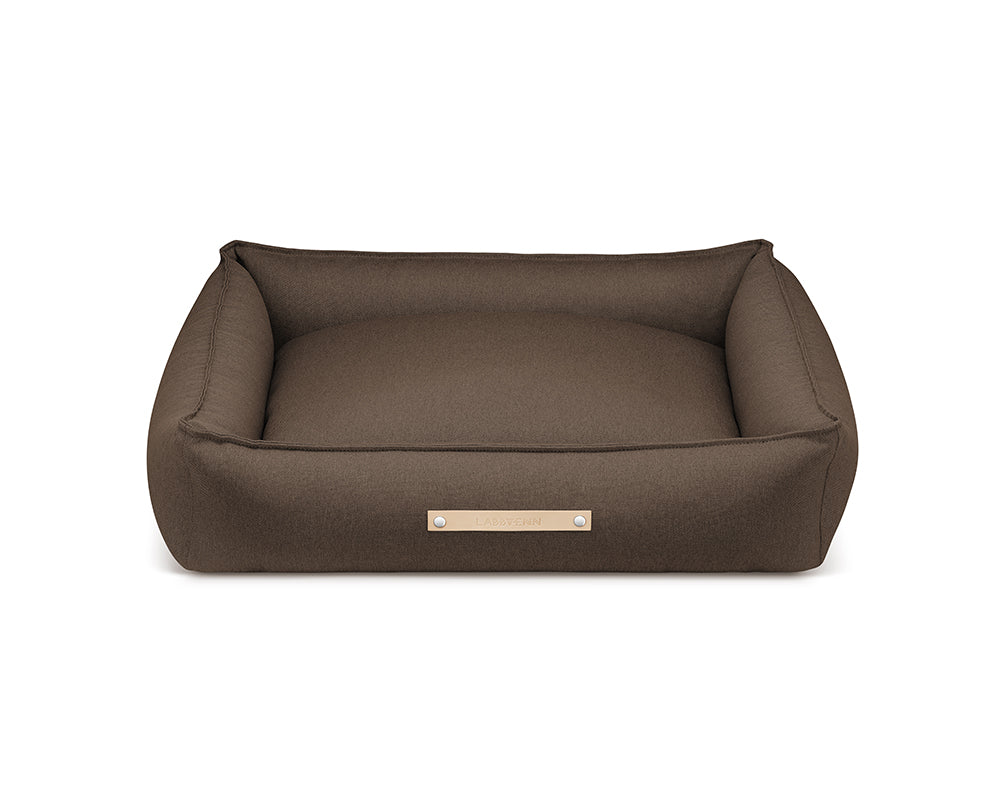 Tove Brown Dog Bed by Labbvenn