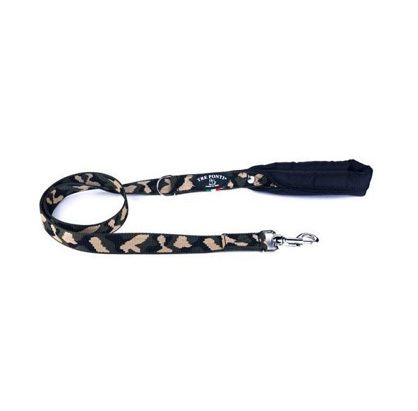 Tre Ponti Padded Handle Camo Dog Lead