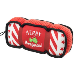 Tuff Christmas Cracker Canvas Dog Toy