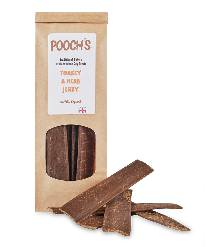 Turkey Jerky Natural Dog Treats | Poochs