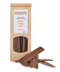 Turkey Jerky Natural Dog Treats | Poochs