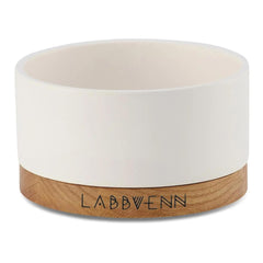 Vuku Ceramic Single Dog Bowl by Labbvenn