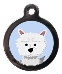 Westie Dog ID Tag