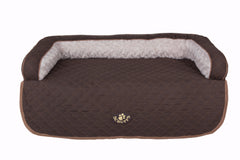 Scruffs Wilton Sofa Dog Bed Brown | Luxury Dog Beds
