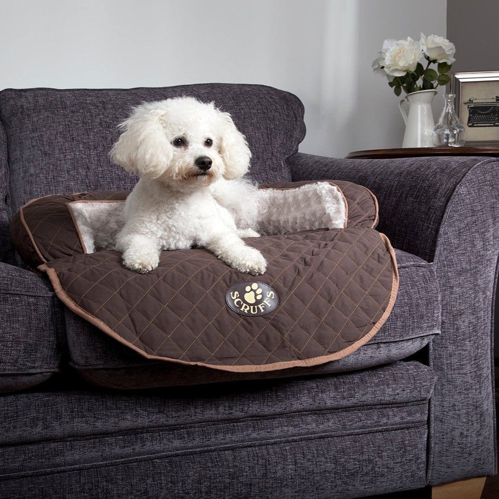 Scruffs Wilton Sofa Dog Bed Brown | Luxury Dog Beds