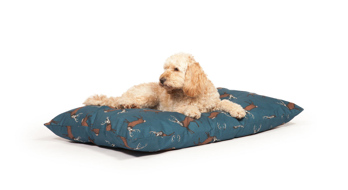 Woodland Range Stag Deep Duvet Dog Bed by Danish Design