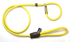 Dogs & Horses Rolled Leather Slip Lead Yellow