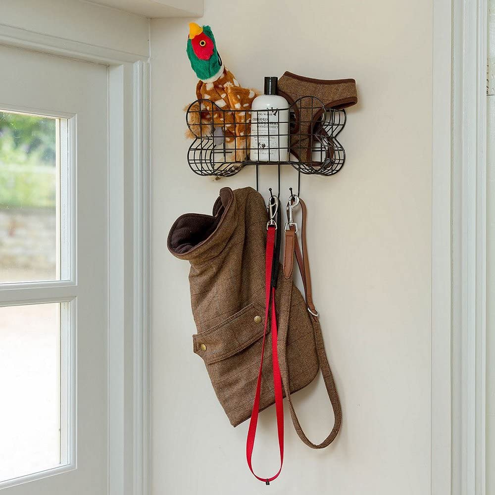 Dog lead hooks at Chelsea Dogs