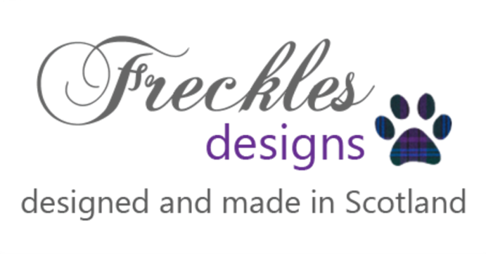 Freckles Designs handmade dog drying coats Scotland