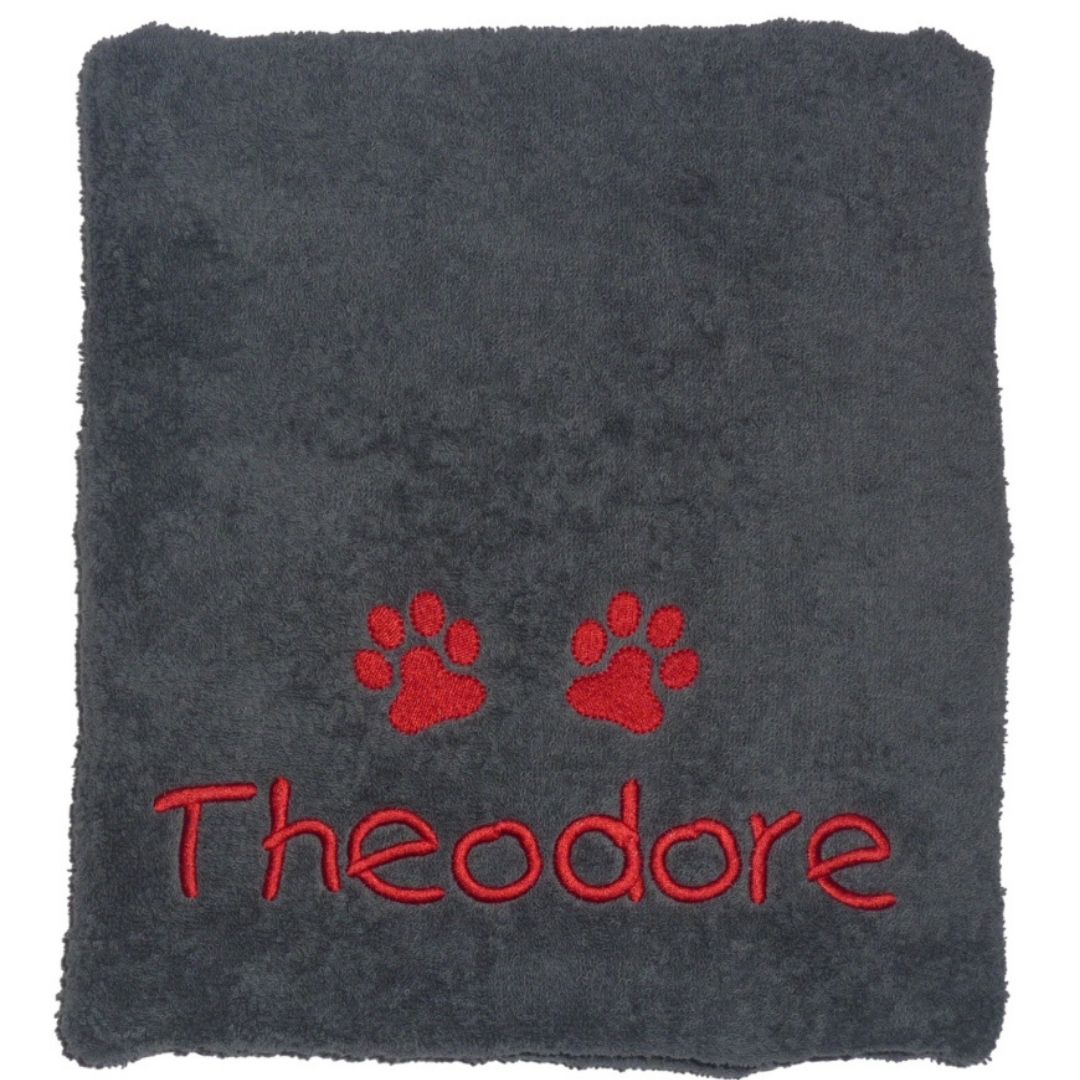 personalised dog towels