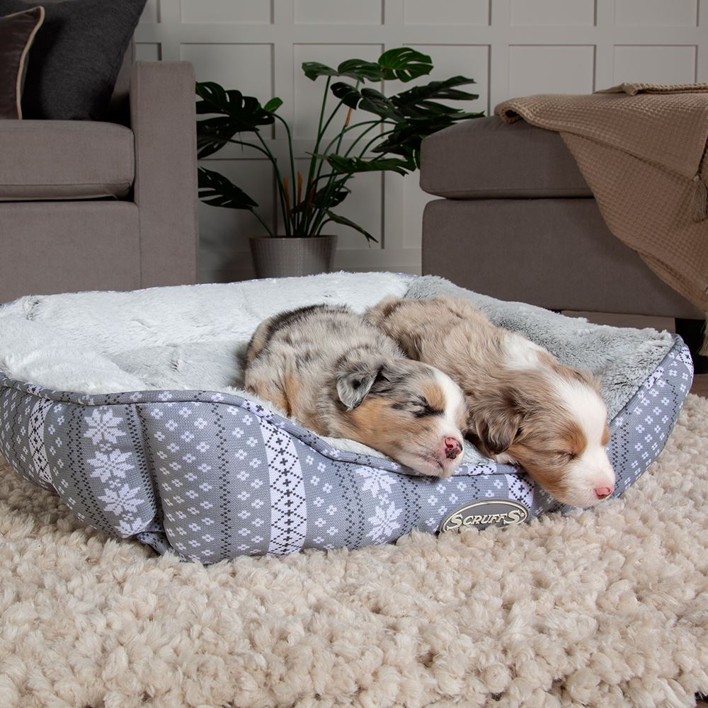 christmas dog beds