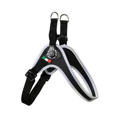 Tre Ponti Easy Fit Black Dog Harness with Adjustable Girth