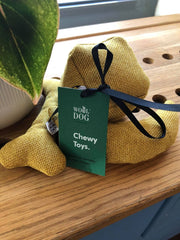 Wooldog Dog Chew Toy Set In Mustard