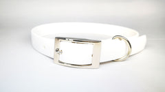 White Biothane Dog Collar | Vegan Dog Collars