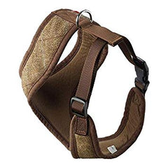 Brown Tweed Memory Foam Dog Harness by House of Paws