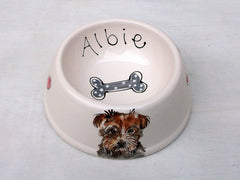 Personalised Ceramic Dog Portrait Bowls