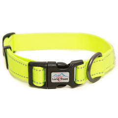 Urban Trek Neon Yellow Dog Collar | Long Paws