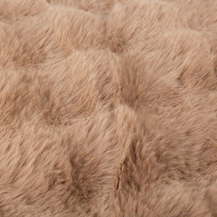 Alpine Box Dog Bed - Taupe Faux Fur