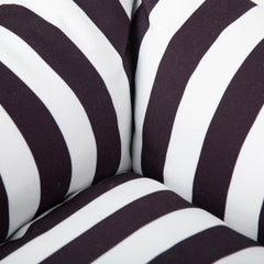 Amalfi Striped Box Bed - Black