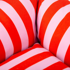 Amalfi Striped Box Bed - Pink