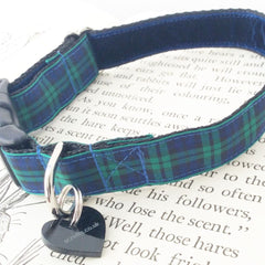 Black Watch Designer Dog Collar