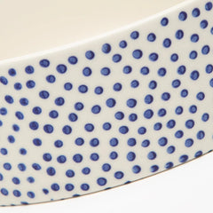 Coastal 2 Piece Dog Bowl Food & Water Bowl Set - Blue 15cm