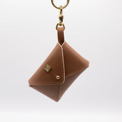D&H PooSh - Leather Poo Bag Dispenser Tan