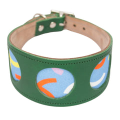 Dancing Leaves Hound Collar by Hiro And Wolf
