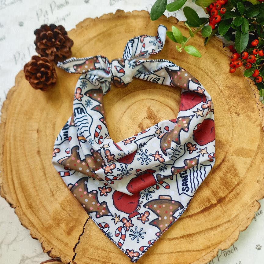 Dear Santa Christmas Dog Bandana
