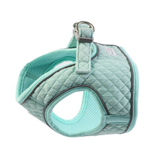 Dinky Dog Snappy Harness - Mint Quilt