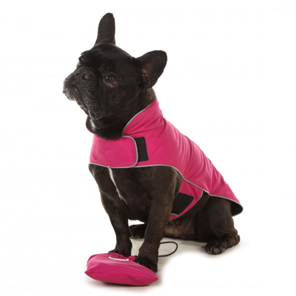 Doodlebone Rain MacDog Coat - Sangria
