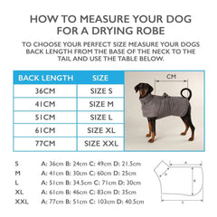 Expedition Deluxe Noodle & Microfibre Dog Drying Coat Guide