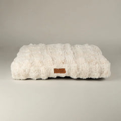 Festive Fur Mattress Dog Bed - Cream