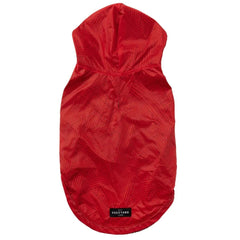 Flipside Reversible Dog Raincoat - Red/Black/White