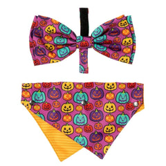 FuzzYard Oh My Gourd! 2 Pack Bow Tie & Bandana