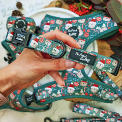 Jolly Bear Christmas Dog Collar