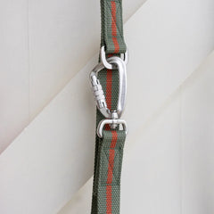 All-Terrain Canvas Dog Lead - Khaki / Chestnut
