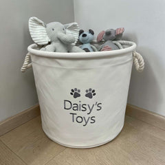 Large Personalised Dog Toy Storage Bag