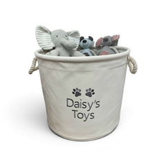 Large Personalised Dog Toy Storage Bag