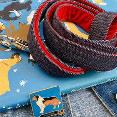 Levi Denim Designer Dog Lead