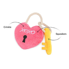 P.L.A.Y Love Bug Love You a Lock Dog Toy