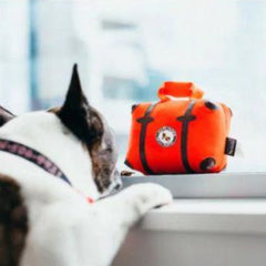 P.L.A.Y Pack and Snack Suitcase Plush Dog Toy