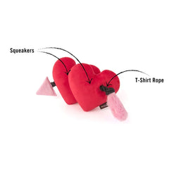 P.L.A.Y Puppy Love Fur-ever Hearts Dog Toy