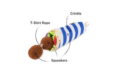 P.L.A.Y International Classic Fur-lafel Wrap Dog Toy